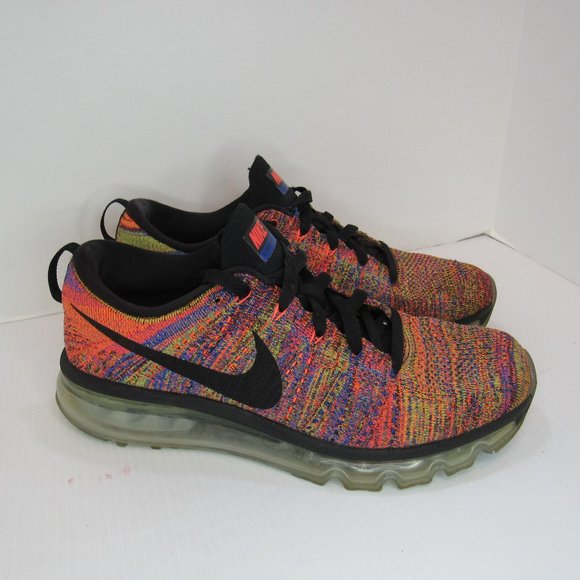 Nike Shoes - Nike Flyknit Multicolor Lace Up Sneakers Shoes